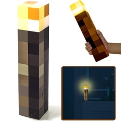 Minecraft Night Light Creatives Torch Staty Lights LED-lampa