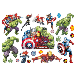Avengers 10 stk børntatoveringer tatovering hulk iron man børn