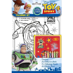Toy Story 4 pysselpaket pennor klistermärken pyssel