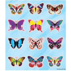 Fjärilar 96 st klistermärken klistermärke djur