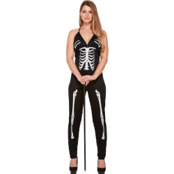 Skelett dräkt spöke halloween skelettdräkt