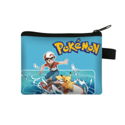 Pokemon börs 11 cm portmonnä plånbok pikachu pokeball Surfing Pikachu