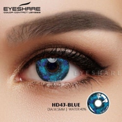 Kontaktlinser färgade linser halloween blåa cosplay lins kontakt