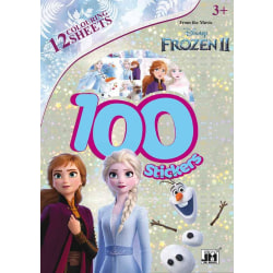 Frozen II pysselbok med 100 klistermärken frost elsa anna