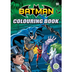 Batman målarbok 32 sidor pysselbok pyssel robin jokern