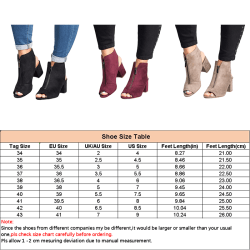 Kvinnor Chunky Mid Heel Sandaler Peep Toe Summer Pumps Dress Shoes svart 39