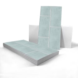 Brick Backsplash Tiles Selvklebende veggklistremerker Veggdekaler VB007 12x6"x4 Pieces
