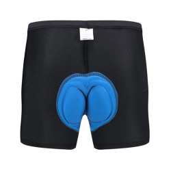 Men 3D Gel Vadderade Cykel Shorts Underkläder Korta Byxor Blue L