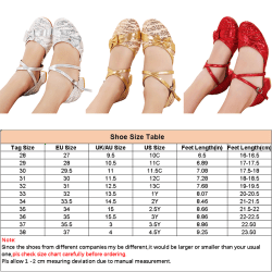 Dansskor för tjejer Dansande sandaler Chunky Heels Pumps