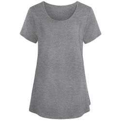 Damer Gravid amning Toppar Enfärgad kortärmad T-shirt Grey M