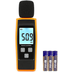 Digital Sound Level Meter Handheld Sound Level Meter With Programmable Alarm Value Function, 30-130db(a) Decibel Noise Meter Tester Measureme