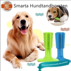 Doggystick - den smarta Tandborsten för Hund- Grön blue
