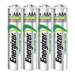 ENERGIZER Batteri AAA/LR03 Laddbart Ni-Mh 500mAh 4-pack