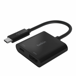Belkin USB-C till HDMI + Strömadapter Svart