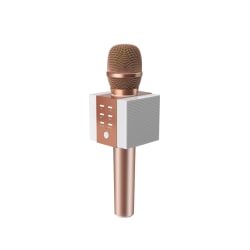 Karaoke mikrofon med Bluetooth högtalare 5W - Roségold