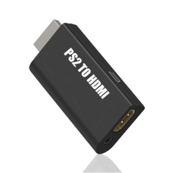 PS2-HDMI-sovitin 3,5 mm:n äänilähdöllä HDTV-/HDMI-näytöille
