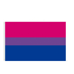 Biseksuaali Pride-lippu 150x90 cm