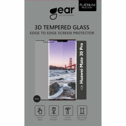 GEAR Härdat Glas 3D Full Cover Black Huawei Mate 30 Lite