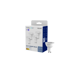 Yeelight LED Smart Bulb GU10 4,5W 350Lm W1 Vit Dimbar, 4st förpa