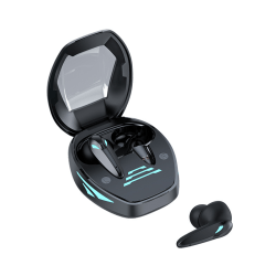 Trådlösa hörlurar Bluetooth 5.3 Svart Svart