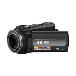 Videokamera 4K/48MP/16x Zoom/IR mörkerseende/fjärrkontroll