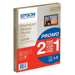Epson Premium Glossy Photo Paper 30 ark Foto, vit, A4, 255 g/mÂ²