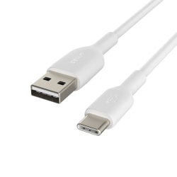 BOOST CHARGE USB-A to USB-C Cable, 0,15M, White