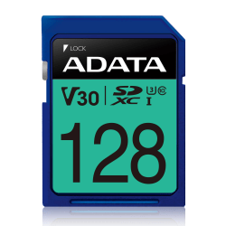 ADATA Premier Pro UHS-I SDXC, 128 GB, Flash-minne klass 10, U3,