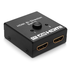 HDMI dubbelriktad splitter/switch 2x2