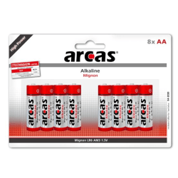 Arcas AA/LR6, Alkaline, 8 st