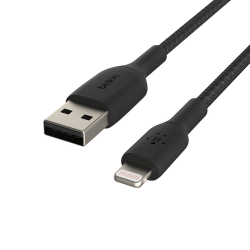 Belkin USB-A to Lightning Braided, Black (2m)