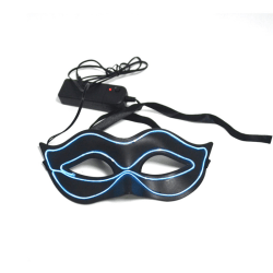 Ögonmask med LED Svart/blå