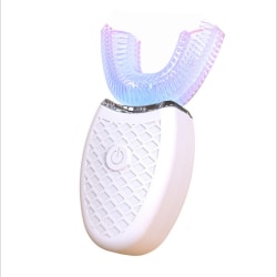 U-formad elektrisk tandborste med ultraljud Vit