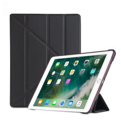 iPad fodral 9.7 tum Smart Cover Case med ställ Svart