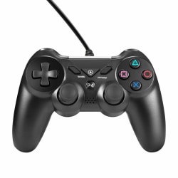 Handkontroll till Playstation 4 - trådad PS4 kontroll (svart)