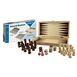 Wooden 3-in-1 Game
