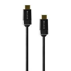 Gold-Plated High-Speed HDMI w/Ethernet 4K, Black (1m)
