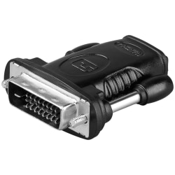 HDMI™/DVI-D-adapter, förnicklad