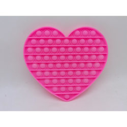 Plop Up! XXL Fidget Game Glitter Heart 20 cm 3 asst. vaaleanpuna