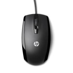 HP X500 trådbunden mus, Optisk, USB Type-A, Svart