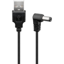 USB-DC-kabel 5,5 x 2,1 mm
