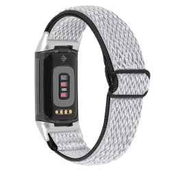 Fitbit Charge 5 armband Nylon Grå/Svart