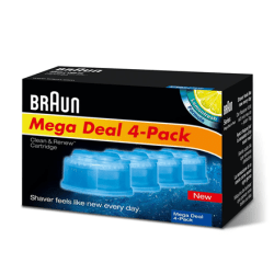 Braun Refills 4 Pack Clean and Renew CCR4 3+1