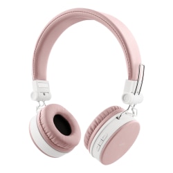 STREETZ Vikbart on-ear BT headset, 3.5 mm, rosa