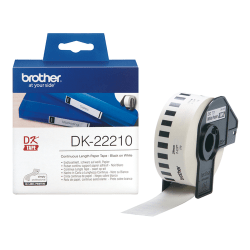 Brother labels 29mmx30,48m white paper