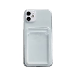 Mobilskal med korthållare Transparent  iPhone XR Transparent
