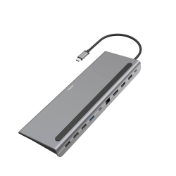 USB-C Dockningsstation Connect2Office Pro 10 Portar