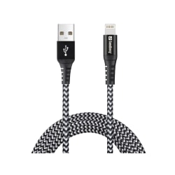 Sandberg USB-A to Lightning SURVIVOR, Black/White (2m)