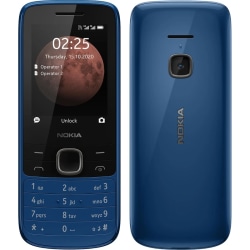 Nokia 225 4G TA-1316 Blå, 2,4 ", TFT, 240 x 320 pixlar, 64 MB, 1