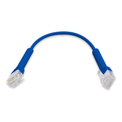 UniFi Ethernet Patch Cable Bendable booted RJ45 0.1m Blue